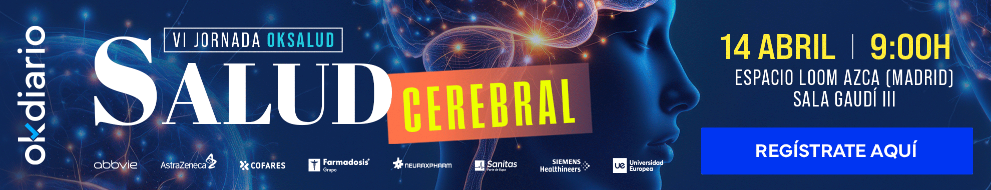 Ven a las VI Jornadas OKSALUD, el evento anual de la salud de OKDIARIO