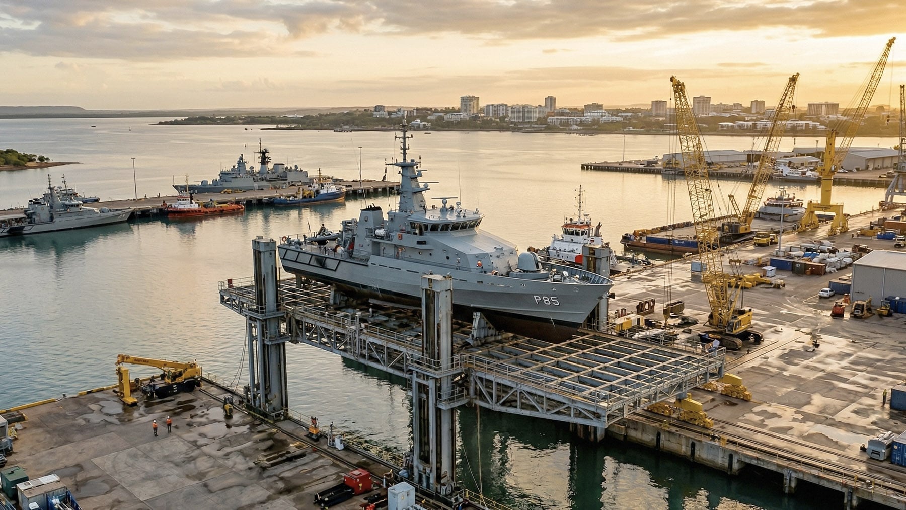 Australia rompe moldes y aprieta a China: está construyendo el mayor ascensor de barcos del mundo con 103 metros