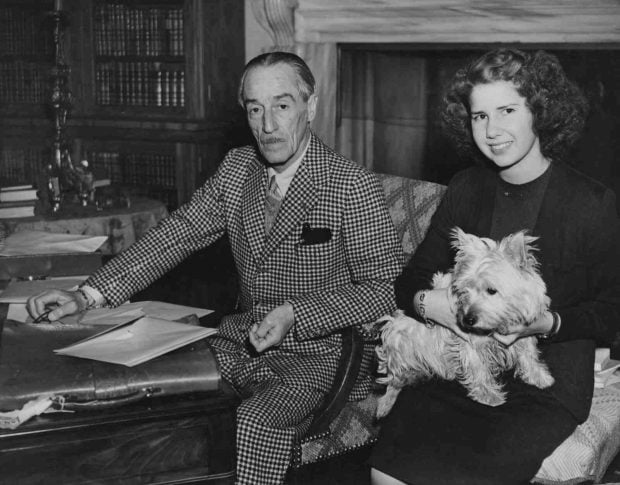 La duquesa de Alba y su marido