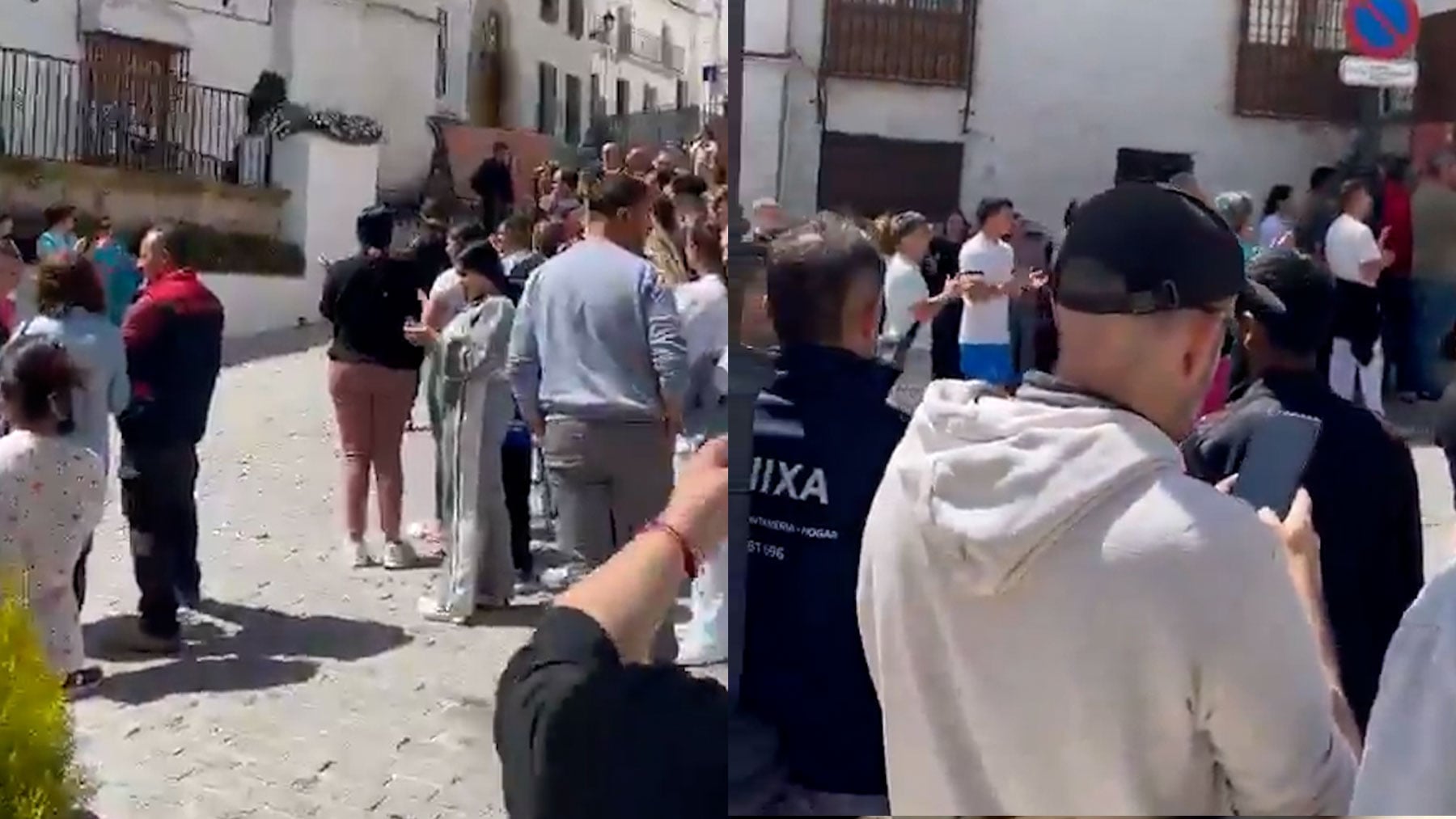 Vecinos de Montefrío se manifiestan tras el ataque con hacha de un magrebí: “No es racismo, es justicia”