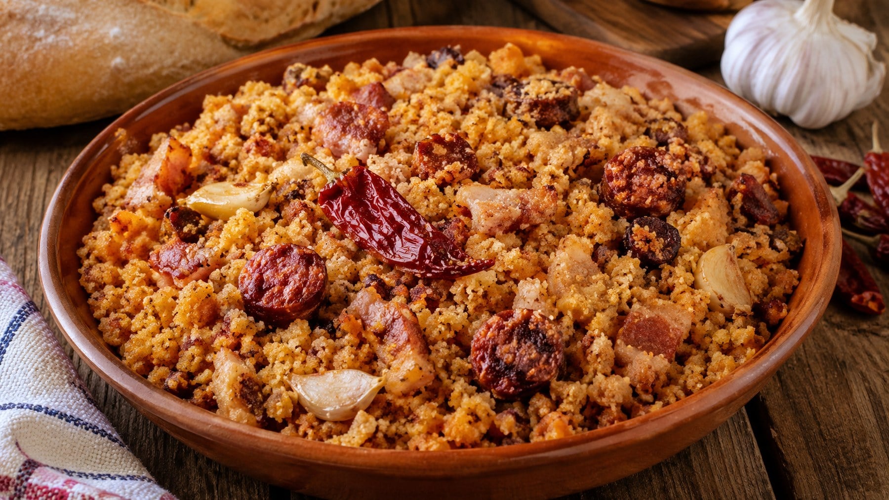 Migas extremeñas.