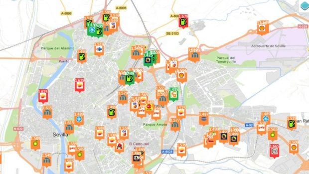 precios gasolina 7 abril Andalucía