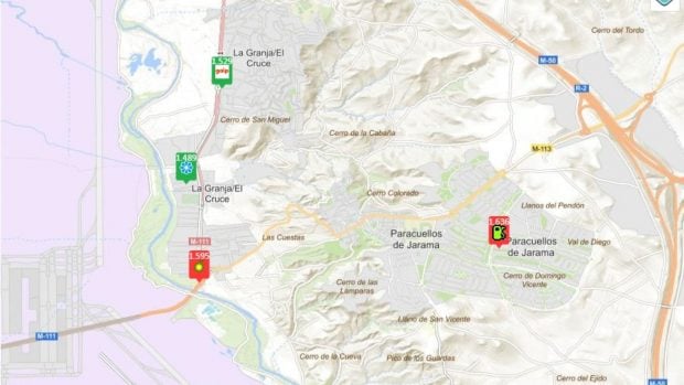 precio gasolina 8 abril Madrid