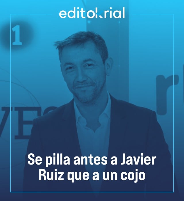 Se pilla antes a Javier Ruiz que a un cojo