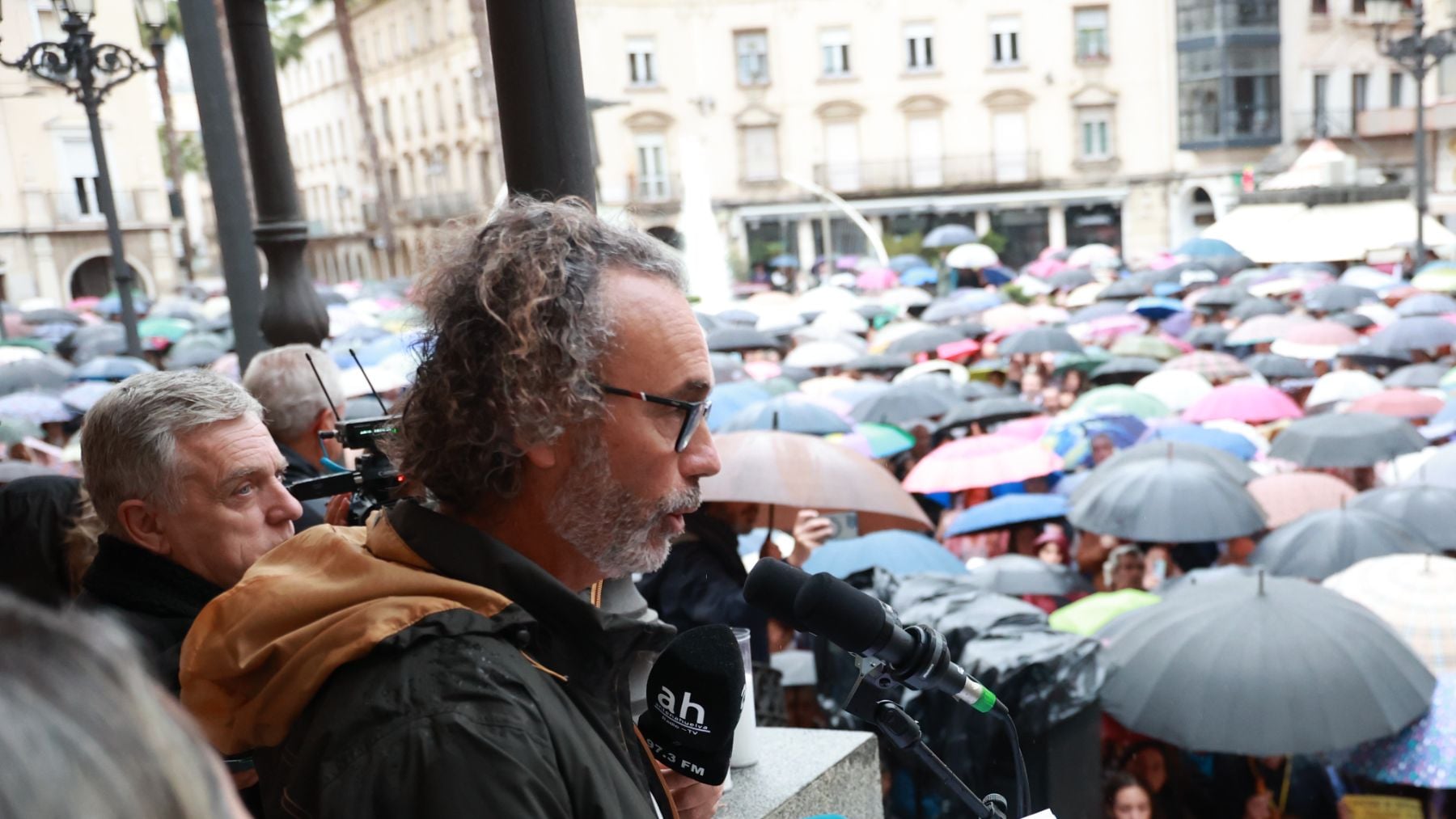 Mario Samper, portavoz de la Asociación Víctimas Adamuz. (Europa Press)