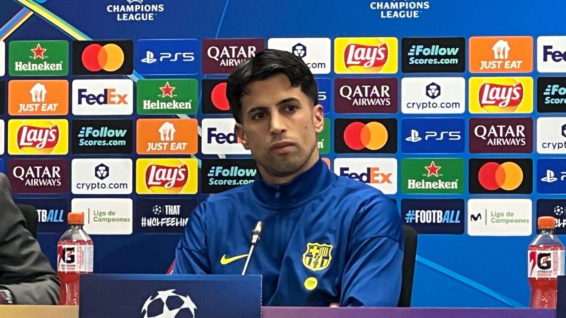 Cancelo es ambicioso: Tenemos que intentar sentenciar la eliminatoria en el Camp Nou”