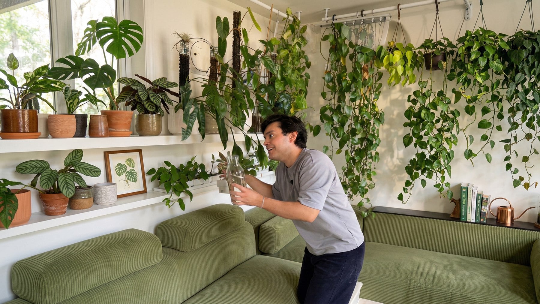 André Alonso, experto en plantas: El mayor error que comete un principiante es no regar sus plantas con fertilizante