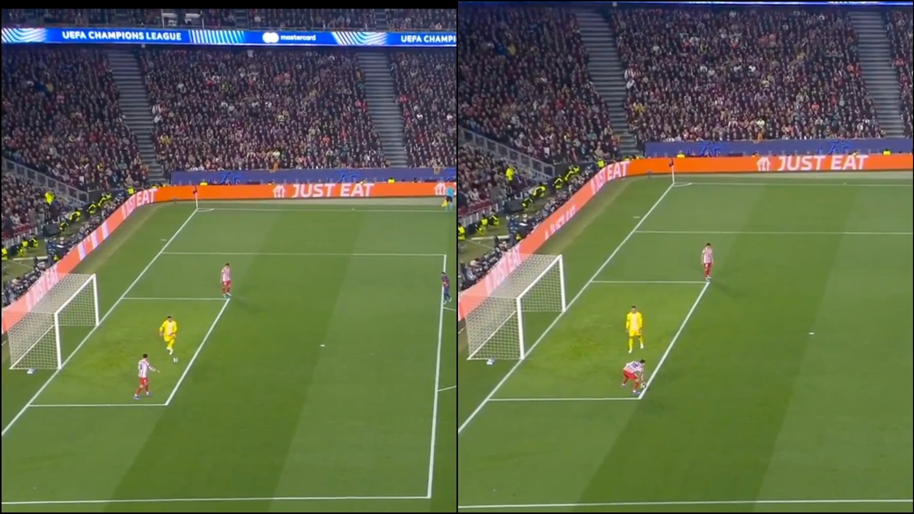 Esta es la jugada por la que el Barça se siente perjudicado en la Champions con Pubill como protagonista