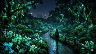 plantas que iluminan ciudades