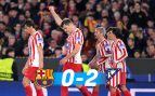 El Atlético de Madrid planta su bandera en el Camp Nou ante el Barcelona
