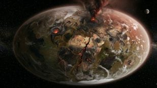 La tierra en unos años. Foto generada con IA.