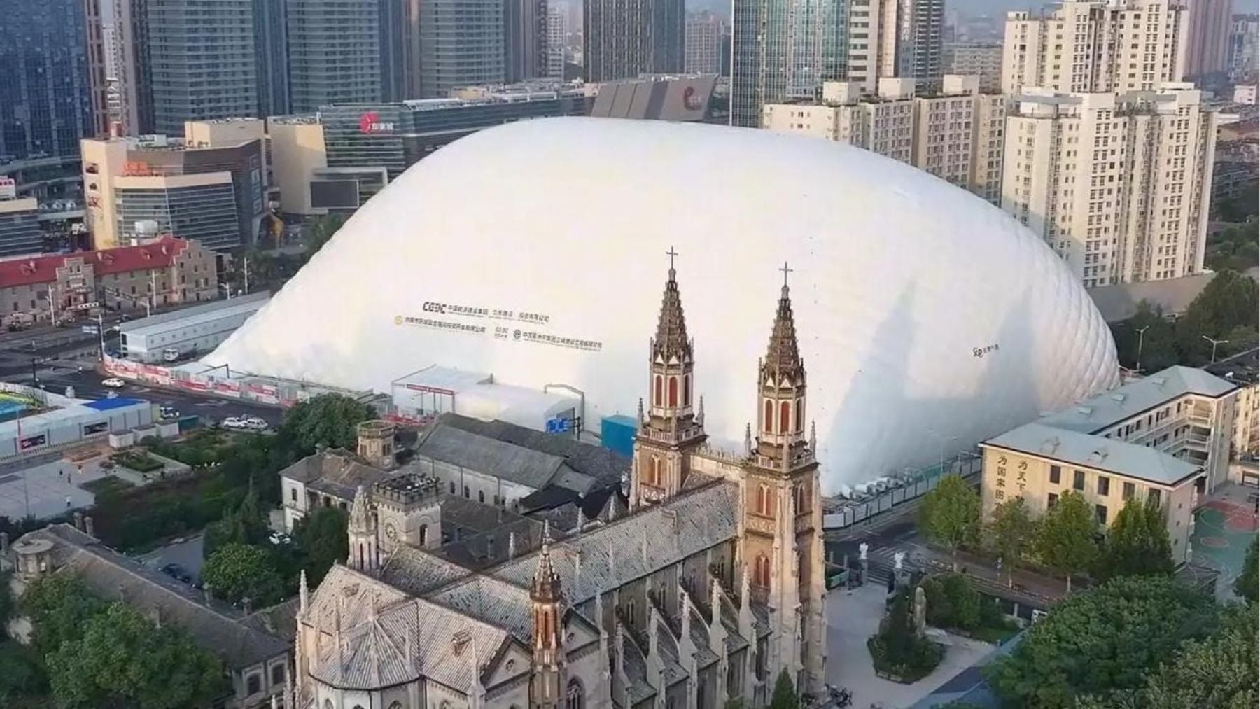 China impulsa una iniciativa para reducir el ruido y la suciedad en las zonas de obras