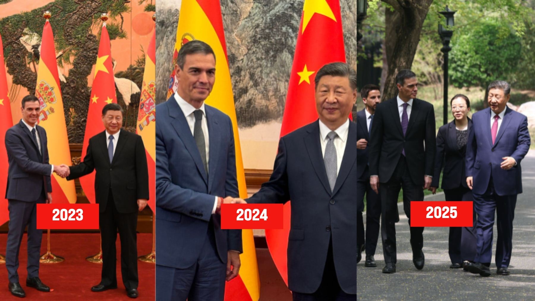 Sánchez viaja por cuarto año consecutivo a China en plena guerra con EEUU por la hegemonía mundial