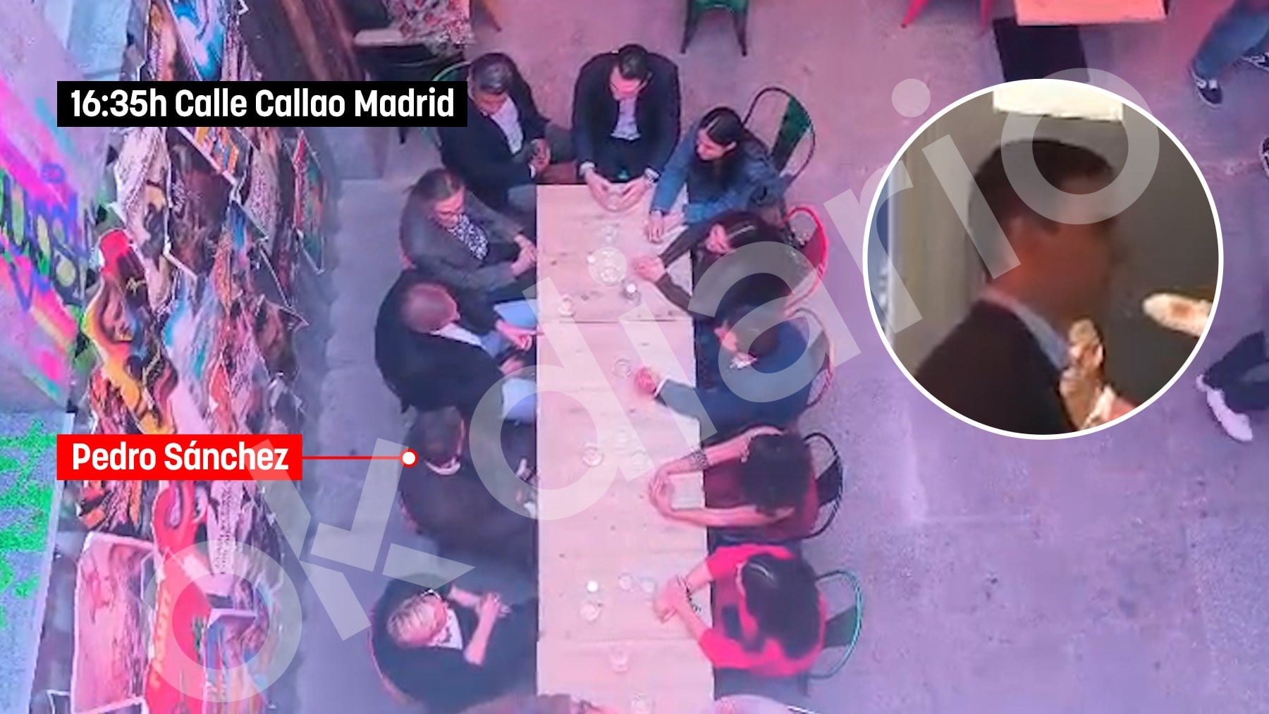 Sánchez despliega su comitiva de 6 coches y 20 escoltas por Madrid para grabarse un TikTok en un salón de videojuegos