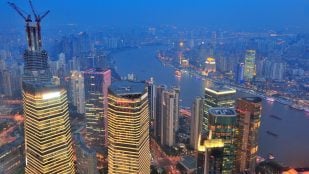 China construcción burbujas