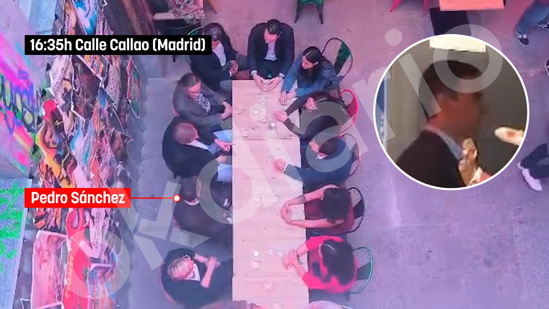 Sánchez despliega su comitiva de 6 coches y 20 escoltas por Madrid para grabarse un TikTok en un salón de videojuegos