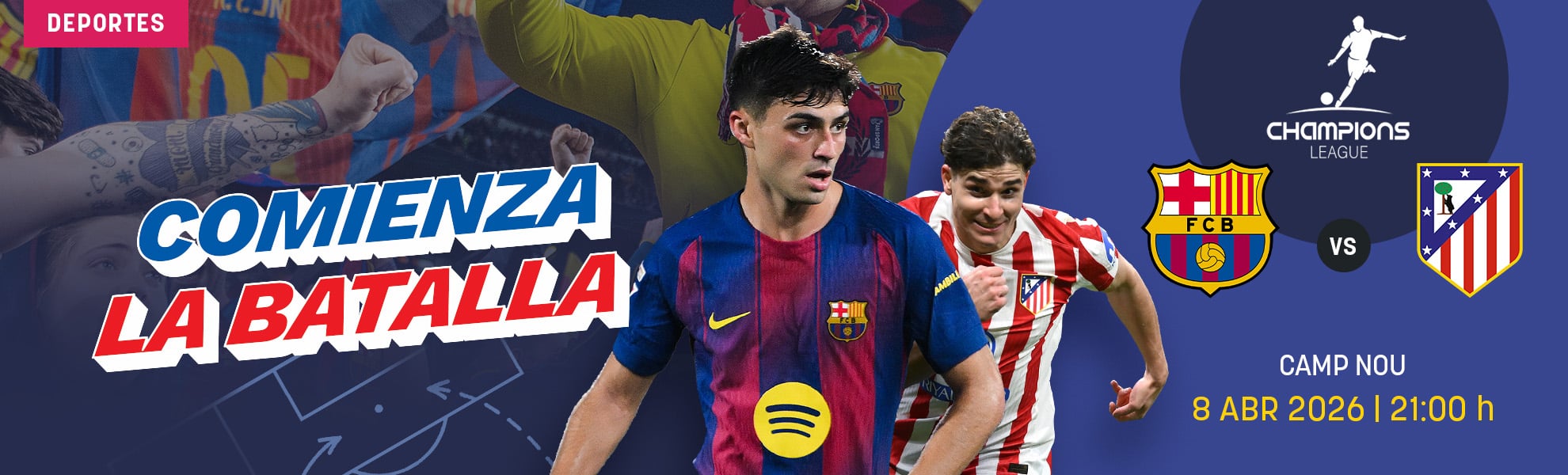 Barcelona-Atlético de Madrid: comienza la batalla