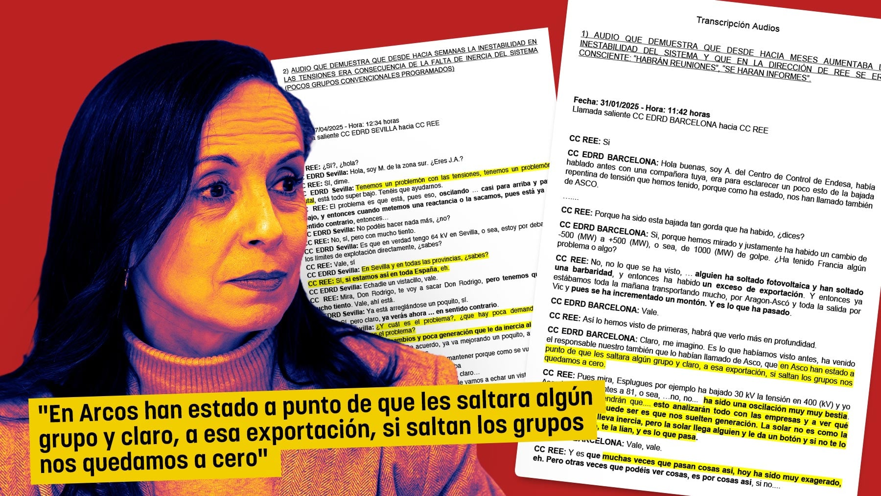 Nuevos audios de Red Eléctrica revelan que el Gobierno sabía que habría un apagón: Nos podemos quedar a cero