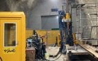 La plataforma de perforación del laboratorio subterráneo de rocas de Mont Terri (Suiza). Actualmente, Alemania está perforando aquí un pozo de 800 metros de profundidad para investigar las propiedades de la arcilla para la eliminación final de residuos nucleares. (Foto: Felix Kästner, GFZ)