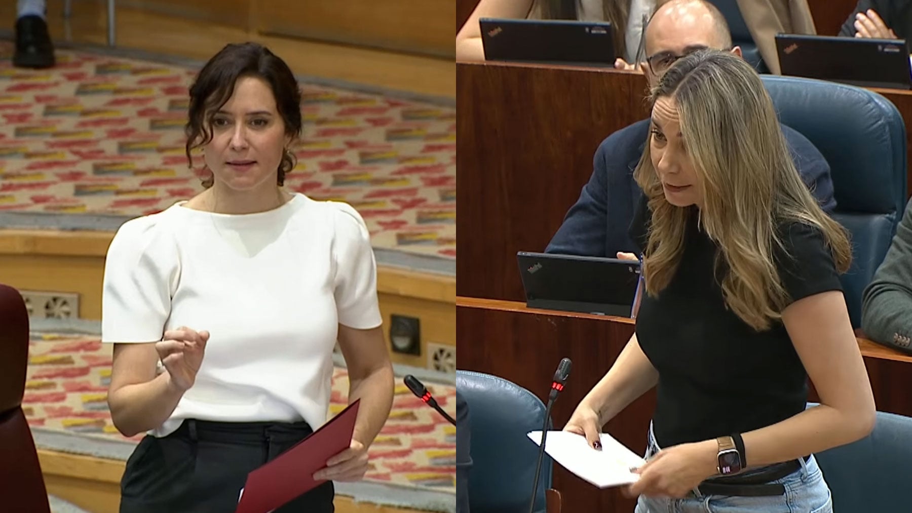 Ayuso se mofa del PSOE por atacarla con información