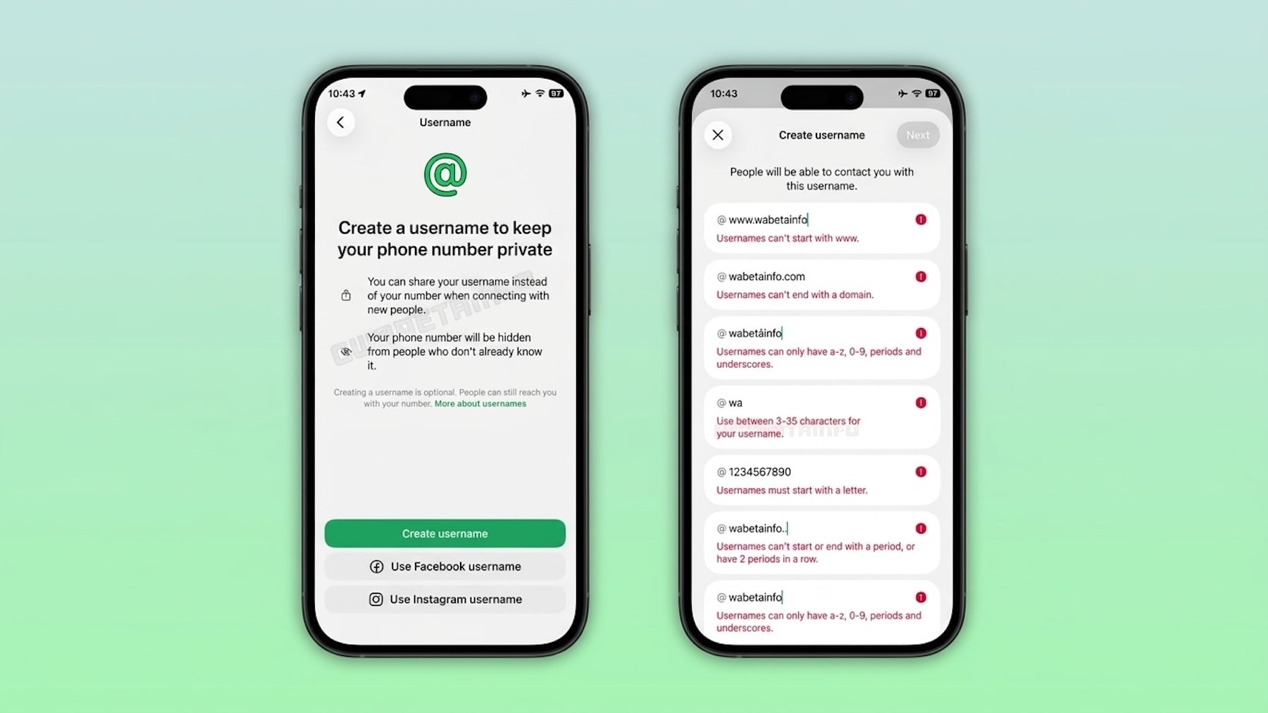 WhatsApp prepara los nombres de usuario para hablar sin dar tu número de teléfono