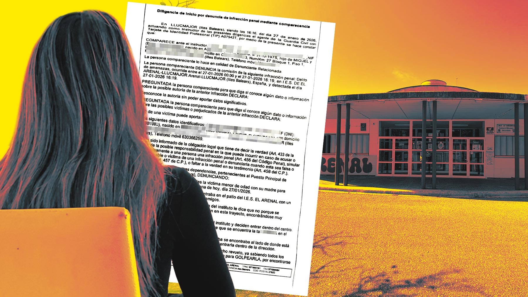 La madre de la víctima de