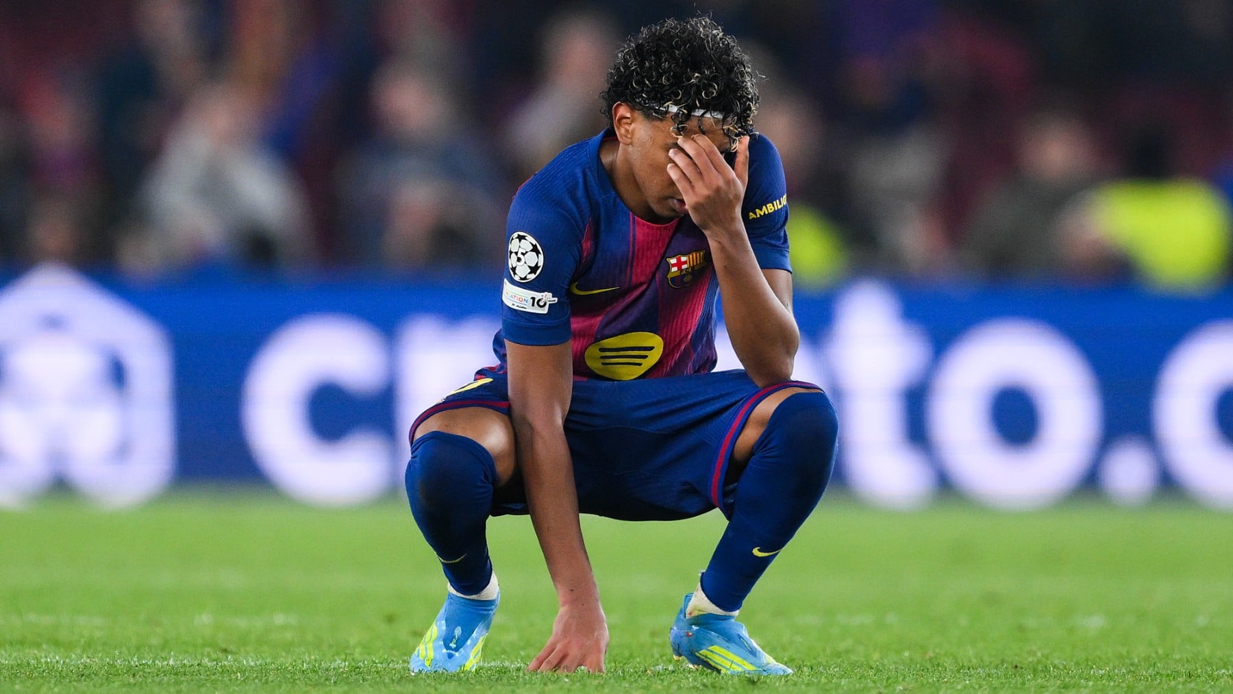 El abatido Lamine Yamal pide unidad al Barcelona: Esto no ha acabado