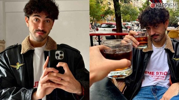 Santiago Crespo, el actor que dio vida a Josete en Cu&eacute;ntame, en dos fotos de sus redes sociales (Instagram).