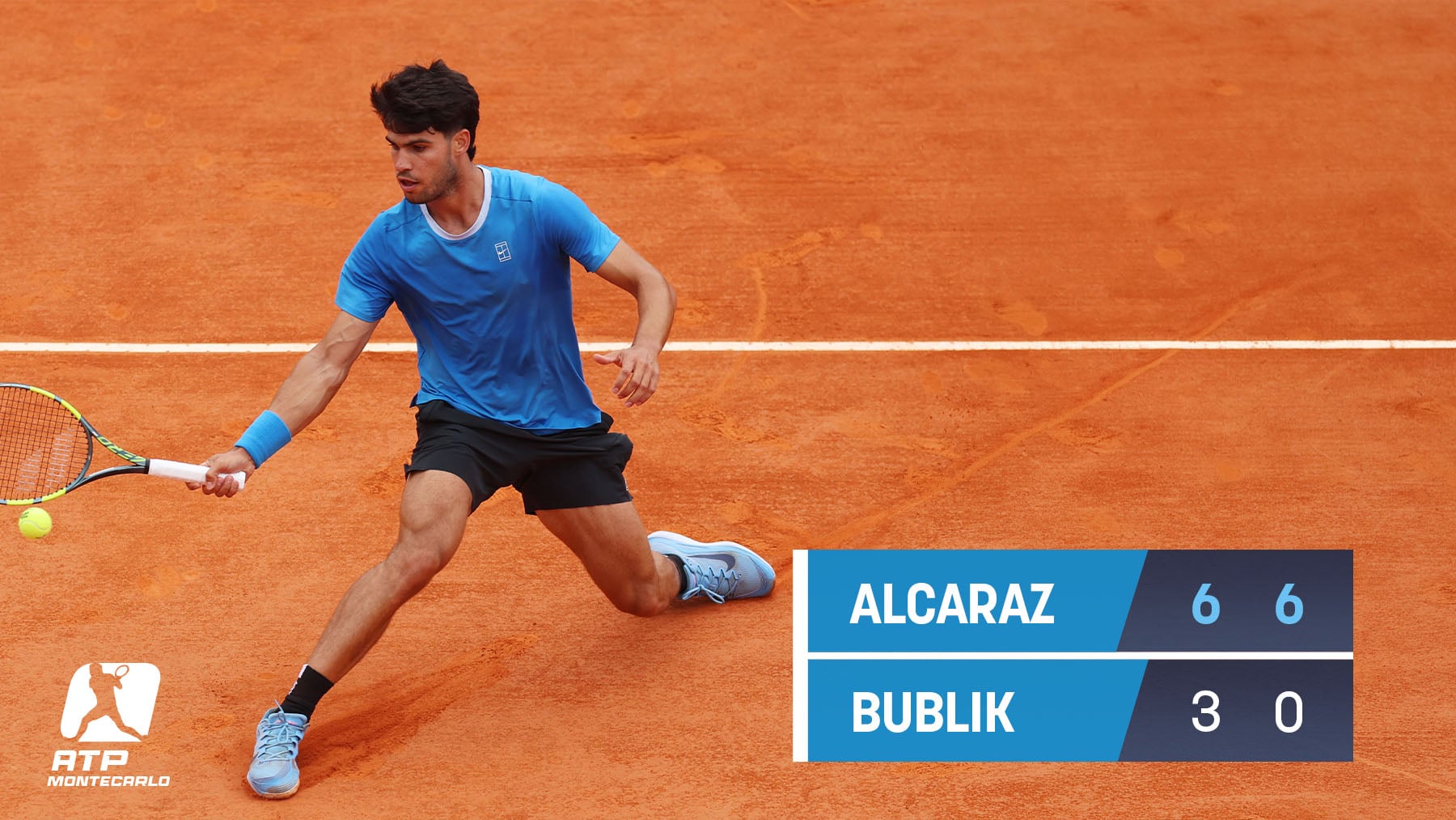 Alcaraz arrolla a Bublik y se planta en semifinales de Montecarlo