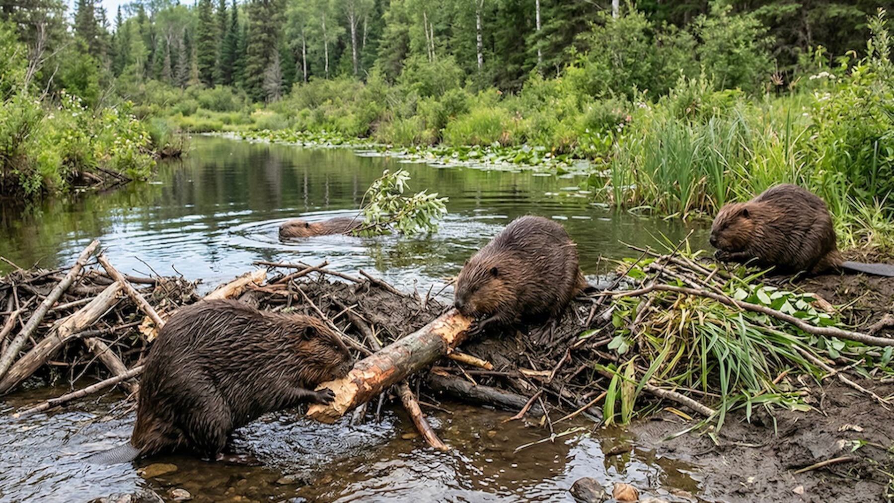 Suena extraño, pero la ciencia lo avala: EEUU ya utiliza castores para disminuir los riesgos de incendios