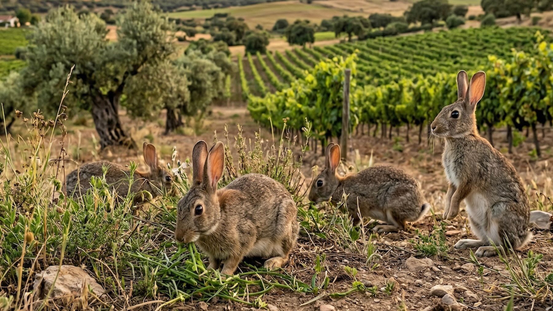 Crece la preocupación por la sobrepoblación del conejo extremeño: el lince lo necesita, los agricultores lo odian