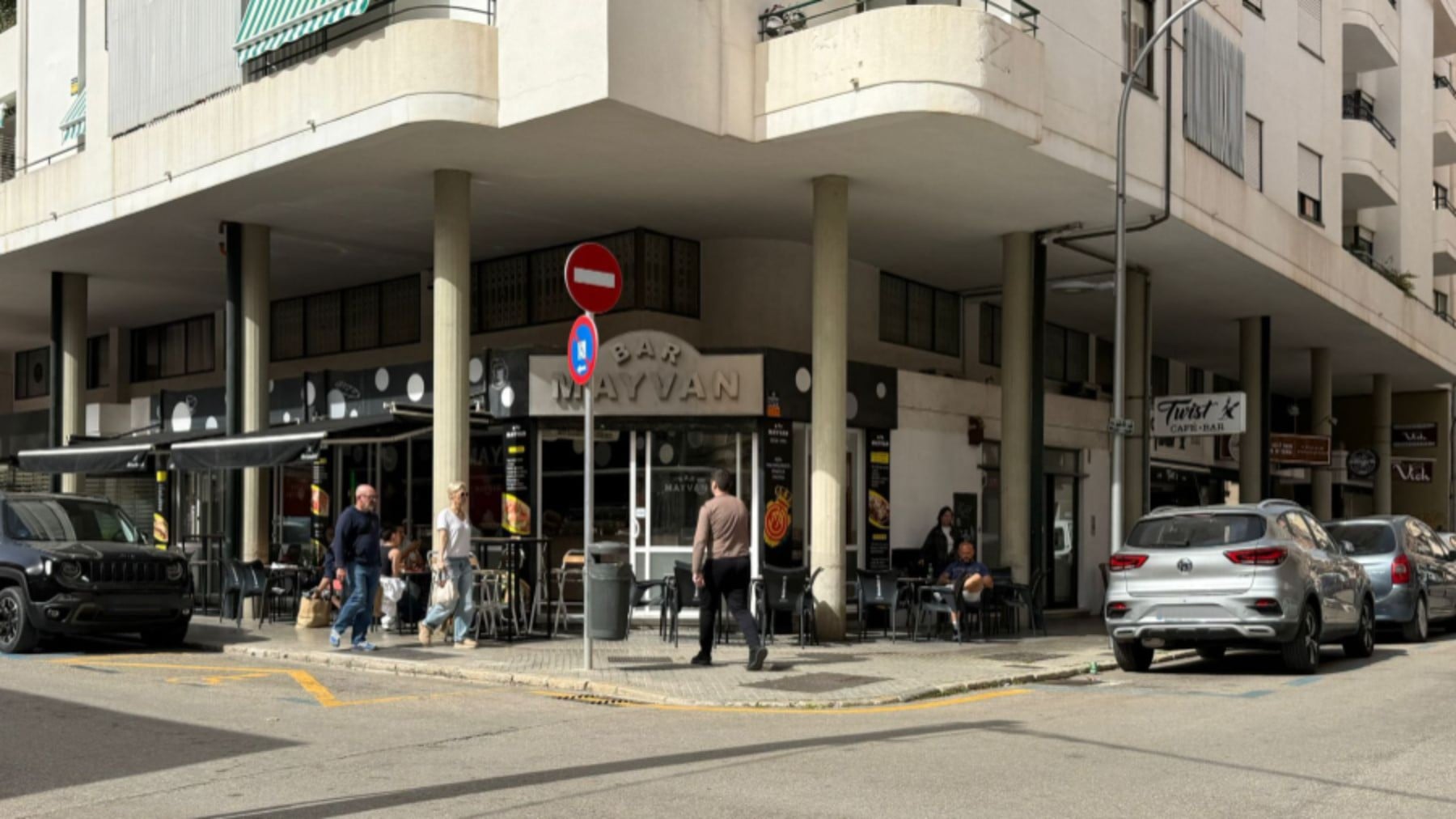 Bar del centro de Palma donde se grababa a mujeres en los baños.