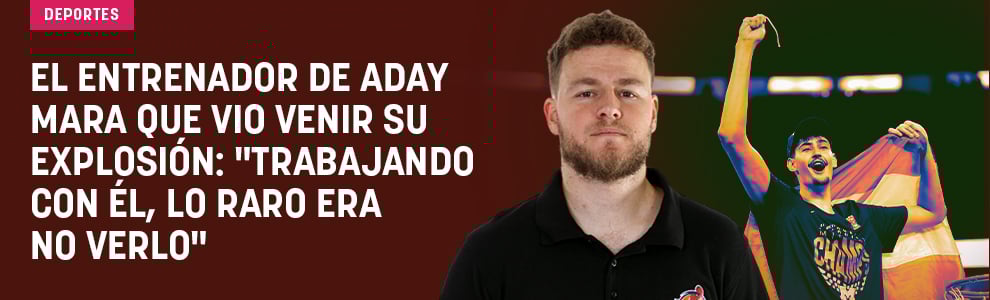 El entrenador de Aday Mara que vio venir su explosión: Trabajando con él, lo raro era no verlo