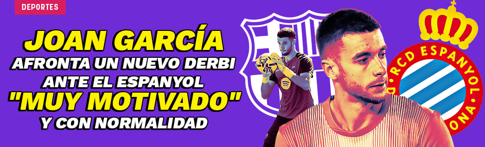 Joan García afronta un nuevo derbi ante el Espanyol muy motivado y con normalidad