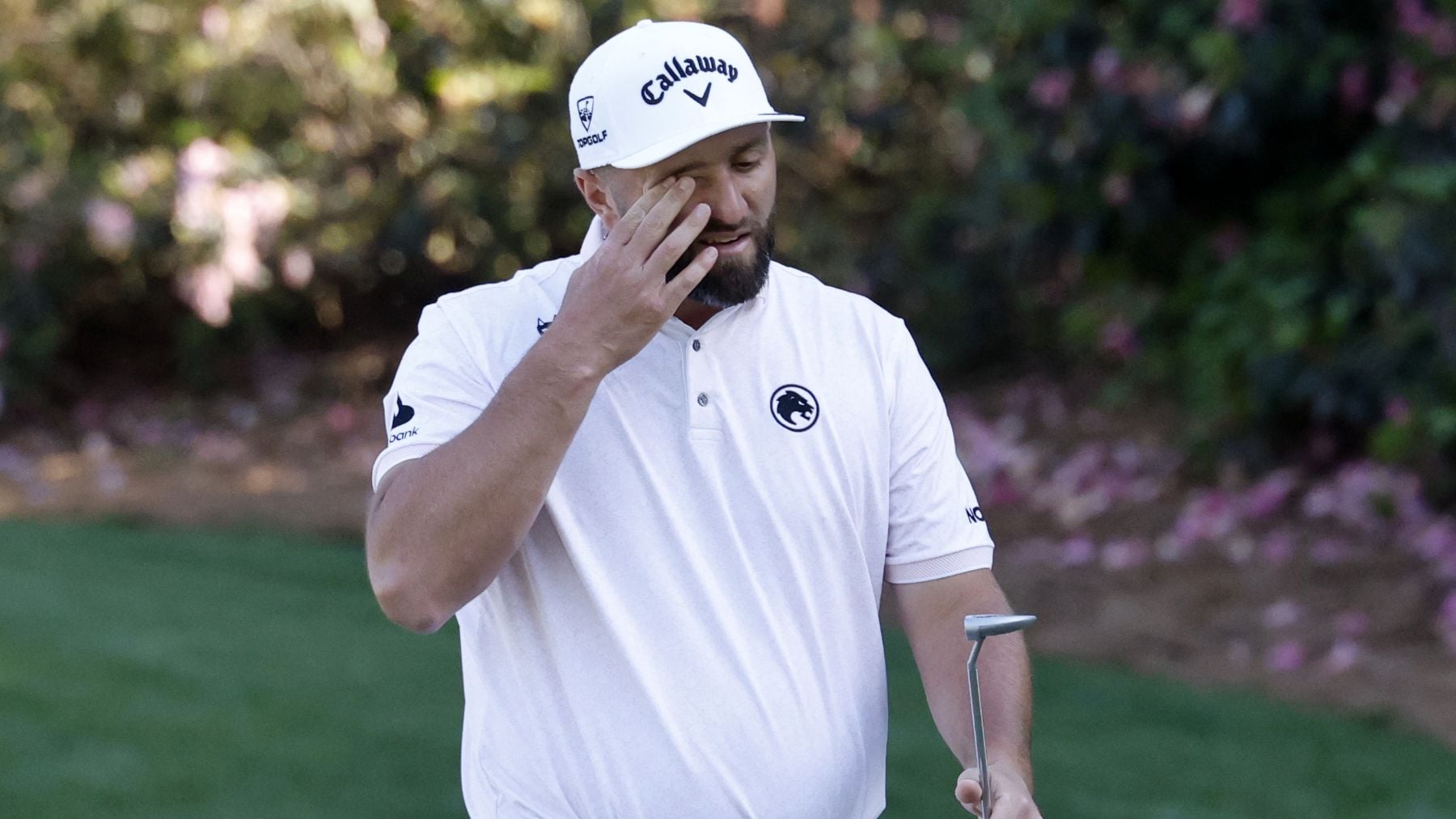 Jon Rahm, durante la primera jornada del Masters de Augusta. (EFE)