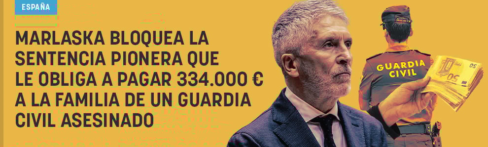 Marlaska bloquea la sentencia pionera que le obliga a pagar 334.000 € a la familia de un guardia civil asesinado