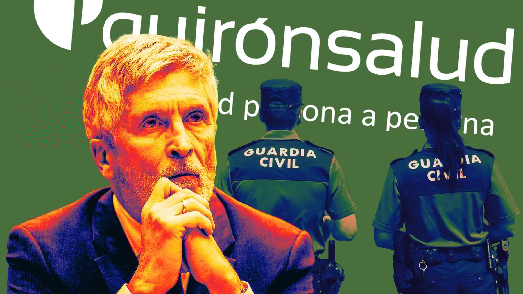 Marlaska paga un millón a Quirón por los chequeos médicos de la Guardia Civil mientras el PSOE cruje a Ayuso por hacer lo mismo