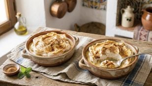 Natillas con merengue