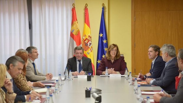 Reuni&oacute;n de la Junta de Castilla y Le&oacute;n con las entidades locales. 