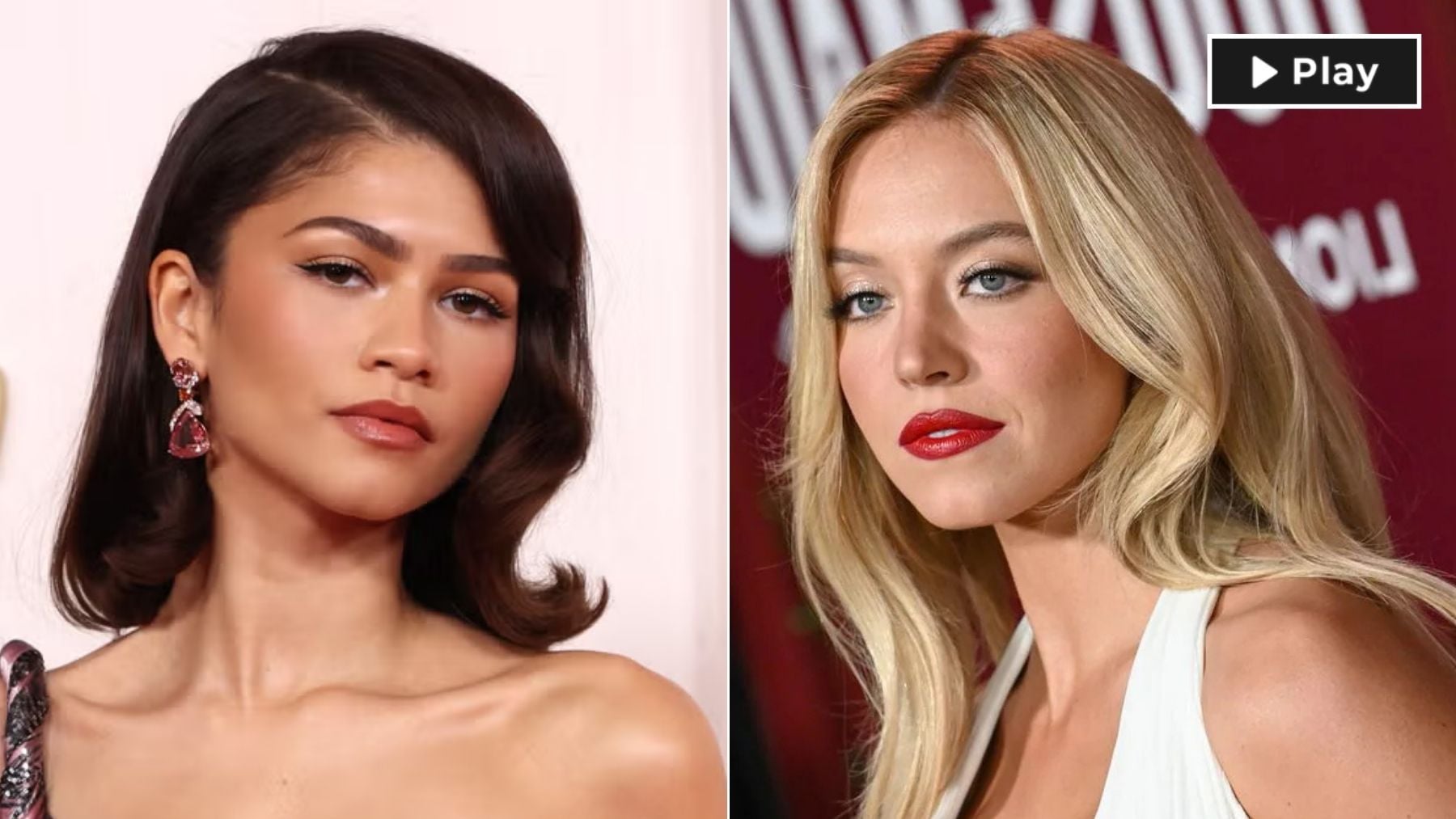 El vídeo del tenso encuentro de Zendaya y Sydney Sweeney que no se vio en el preestreno de
