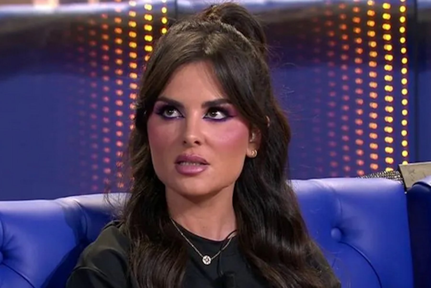 Alexia Rivas en televisión (foto: Telecinco)