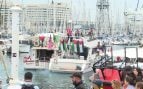 Ridículo de la nueva ‘flotilla’ a Gaza: zarpa en falso varias veces desde Barcelona y hace escala nada más partir
