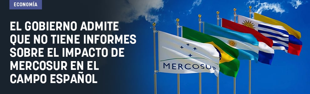 El Gobierno admite que no tiene informes sobre el impacto de Mercosur en el campo español