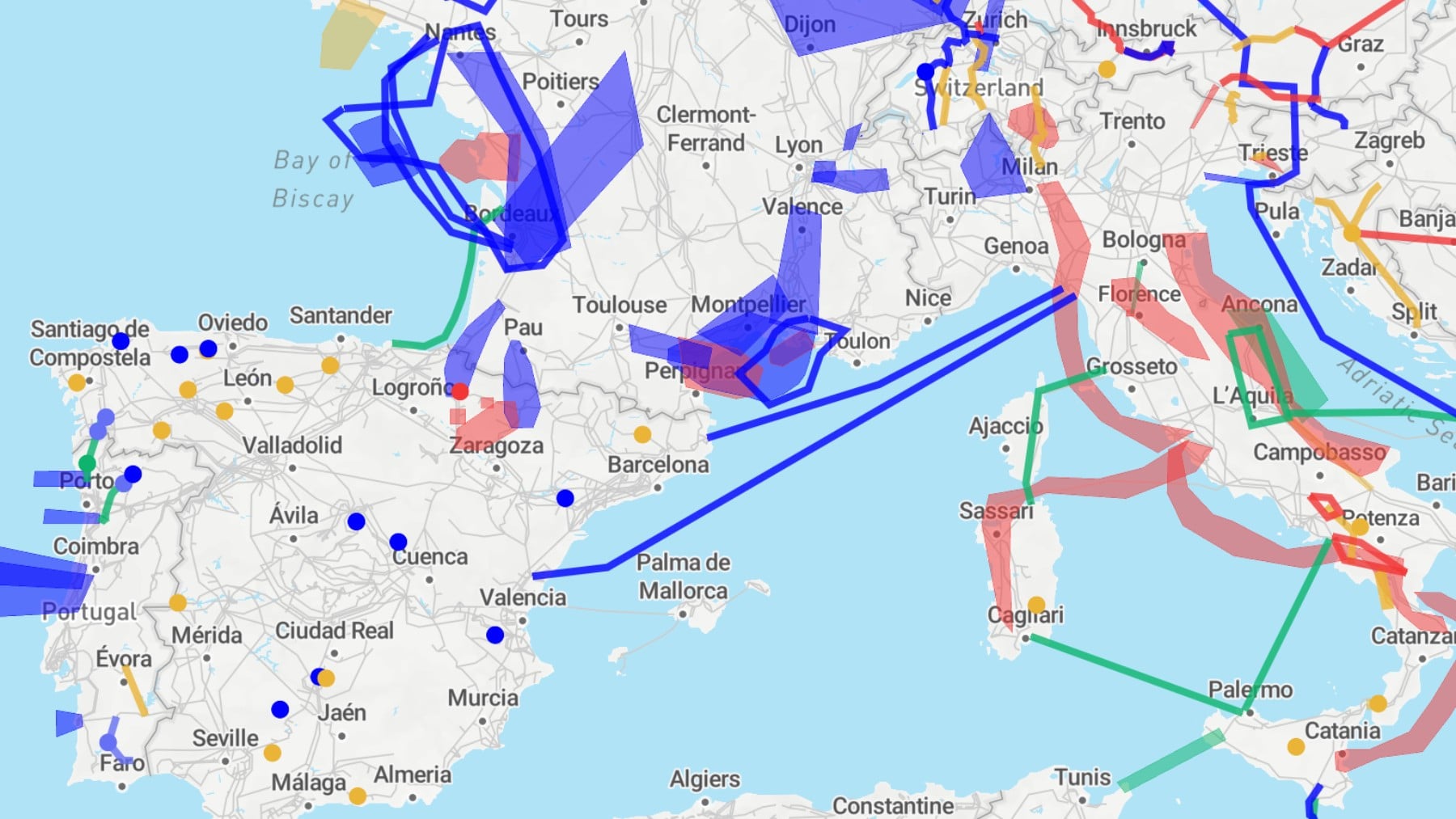 Revolución en el sector eléctrico: dos cables submarinos unirán España e Italia en un gran proyecto europeo