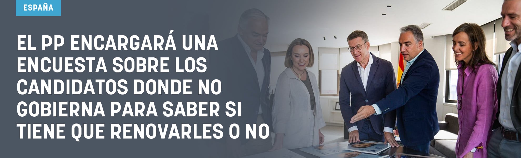 El PP encargará una encuesta sobre los candidatos donde no gobierna para saber si tiene que renovarles o no