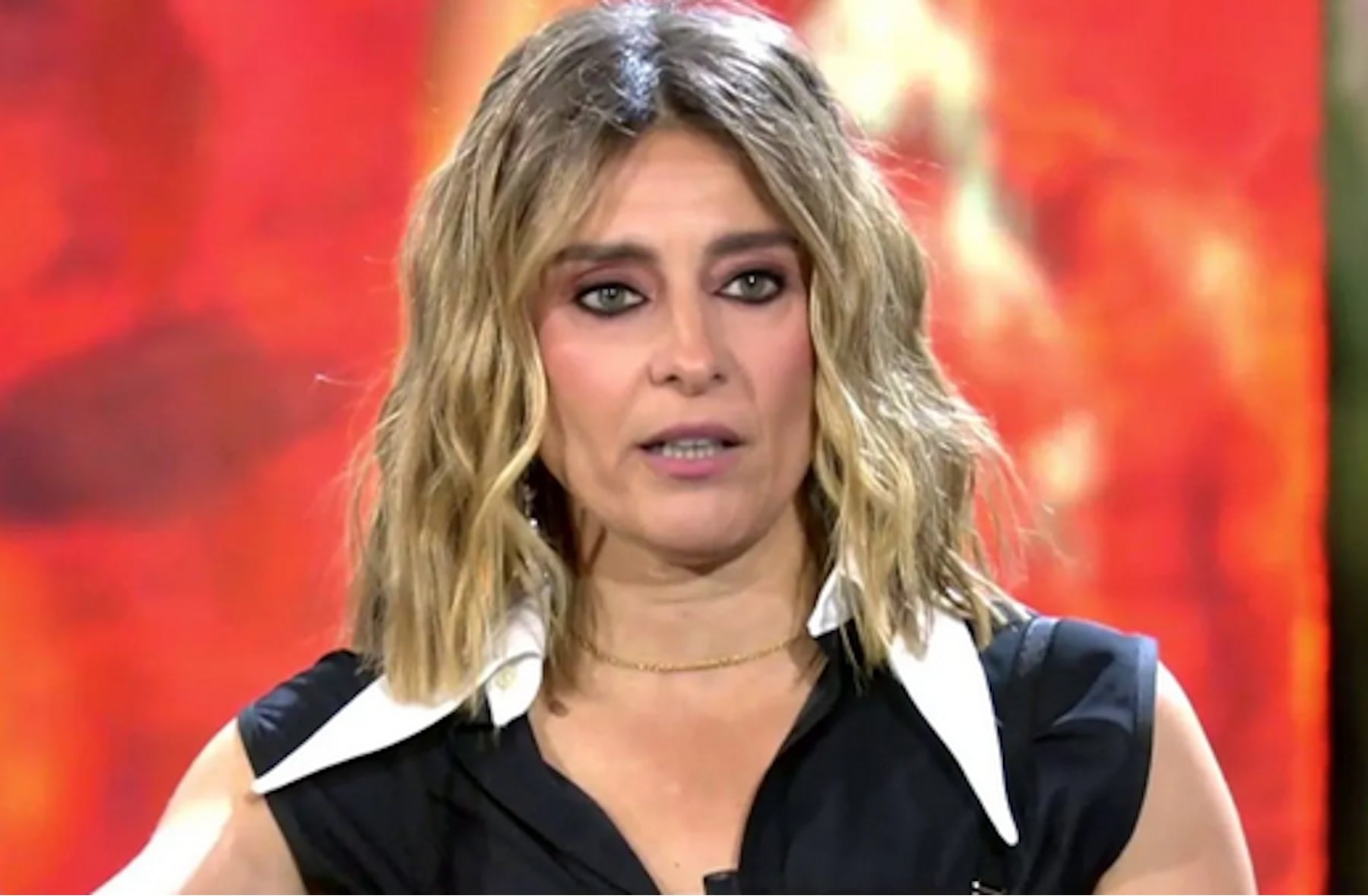 Sandra Barneda en televisión (Foto: Telecinco)