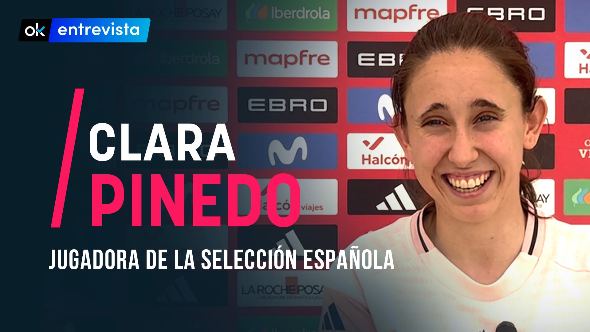 Clara Pinedo, jugadora de la selección española de fútbol femenino.