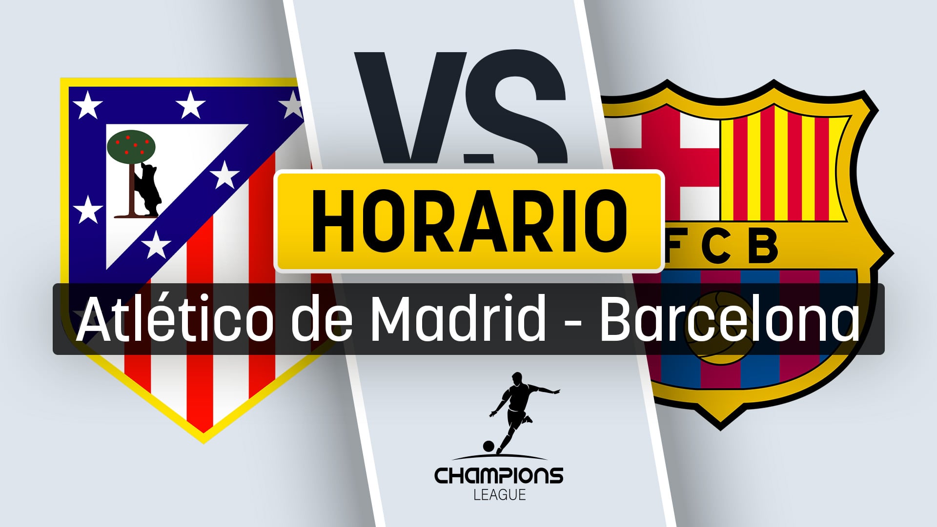Cuándo es el Atlético de Madrid – Barcelona: a qué hora empieza y dónde ver por TV gratis en directo el partido de Champions League.