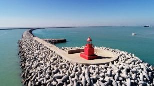 Rompeolas de Al Faw Grand Port (Foto: Al-Faw Grand Port)