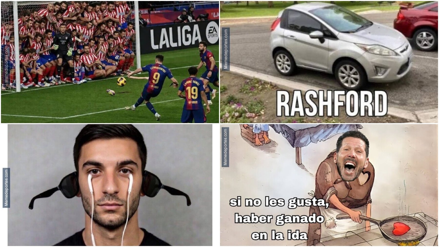 Los mejores memes del Atlético de Madrid - Barcelona de la Champions